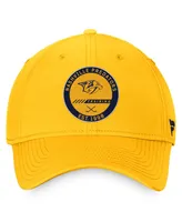 Men's Fanatics Gold Nashville Predators Authentic Pro Training Camp Flex Hat