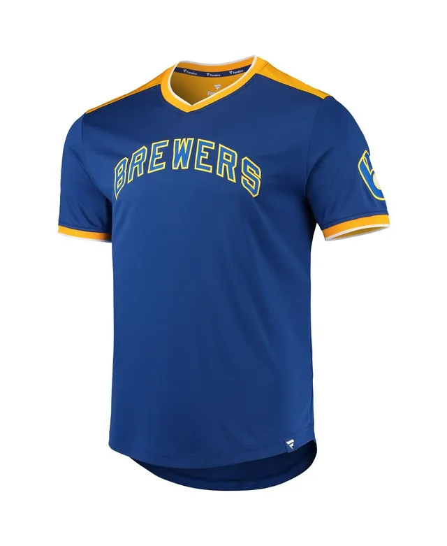 Men's Milwaukee Brewers Fanatics Branded Royal True Classics