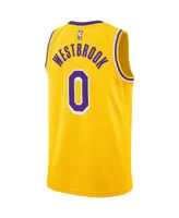 Men's Nike Russell Westbrook Gold Los Angeles Lakers 2020/21 Swingman Player Jersey - Icon Edition