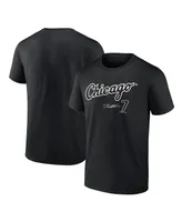 Men's Fanatics Tim Anderson Black Chicago White Sox Player Name and Number T-shirt