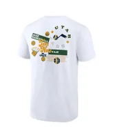 Men's Fanatics White Utah Jazz Street Collective T-shirt