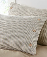 Clean Spaces Mara Waffle Weave 3-Pc. Duvet Cover Set, Full/Queen