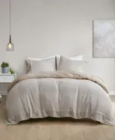 Clean Spaces Mara Waffle Weave Duvet Cover Sets