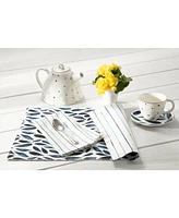 Lenox Bay Leaf Stripe Placemats, Set of 2