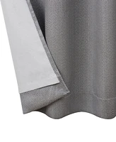 Nautica Virginia Ultimate Blackout Back Tab Window Curtain Panel Set, 38" x 84"
