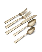 Aptitude Champagne Satin Flatware Set, 20 Piece