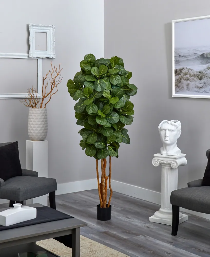 Nearly Natural 6' Fiddle Leaf Fig Tree