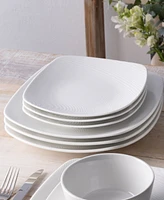 Noritake Dune Square Dinner Plates, Set of 4