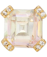 Kate Spade New York Pave & Square Cubic Zirconia Stud Earrings