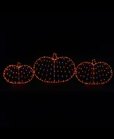 Mr. Halloween Outdoor Pumpkins with Lightshow Set, 3 Piece