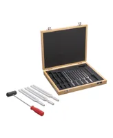 Supertek Tuning Forks with Hammer, Aluminum Set, 9 Piece