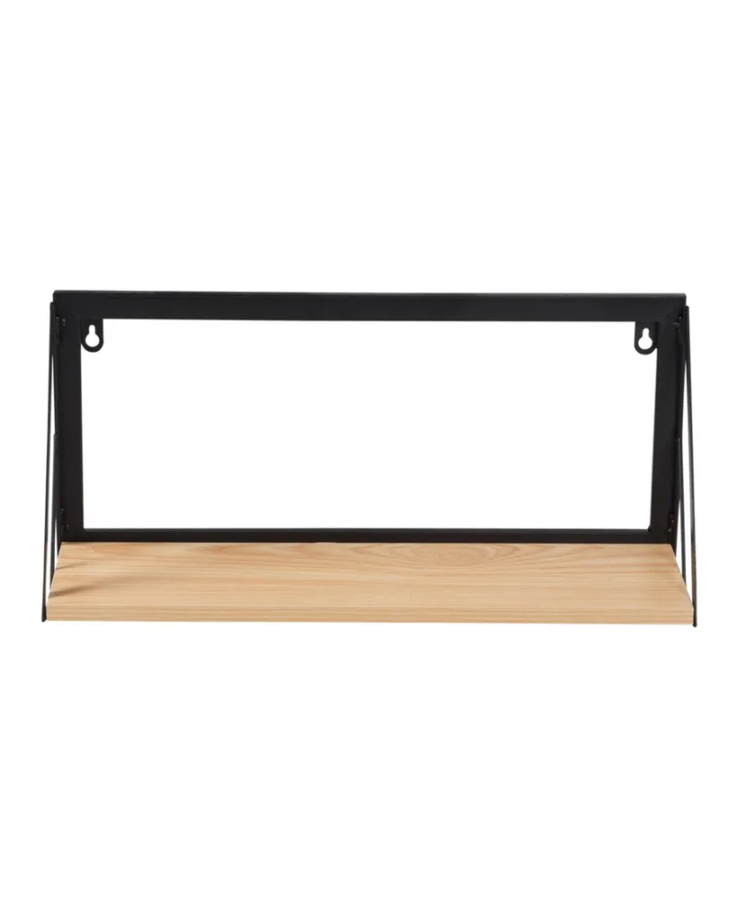 Small Floating Shelf for Wall with Bracket, 18"
