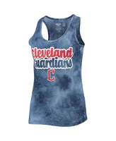 Women's Concepts Sport Navy Cleveland Guardians Billboard Racerback Tank Top and Shorts Set