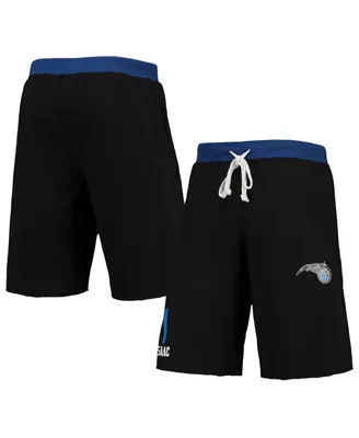 Men's Jonathan Isaac Black Orlando Magic Name and Number French Terry Shorts