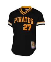 Men's Mitchell & Ness Pittsburgh Pirates Kent Tekulve 1982 Cooperstown Collection Authentic Practice Jersey - Black