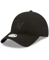 Women's New Era Miami Marlins Black on Black Core Classic Ii 9TWENTY Adjustable Hat