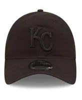 Men's New Era Kansas City Royals Black on Black Core Classic 2.0 9TWENTY Adjustable Hat