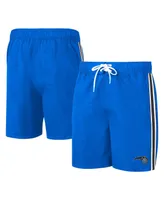 Men's G-Iii Sports By Carl Banks Blue Orlando Magic Sand Beach Volley Swim Shorts