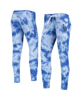 Women's New Era Royal Los Angeles Dodgers Tie-Dye Jogger Pants