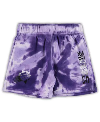 Toddler White, Purple Phoenix Suns Santa Monica Shorts