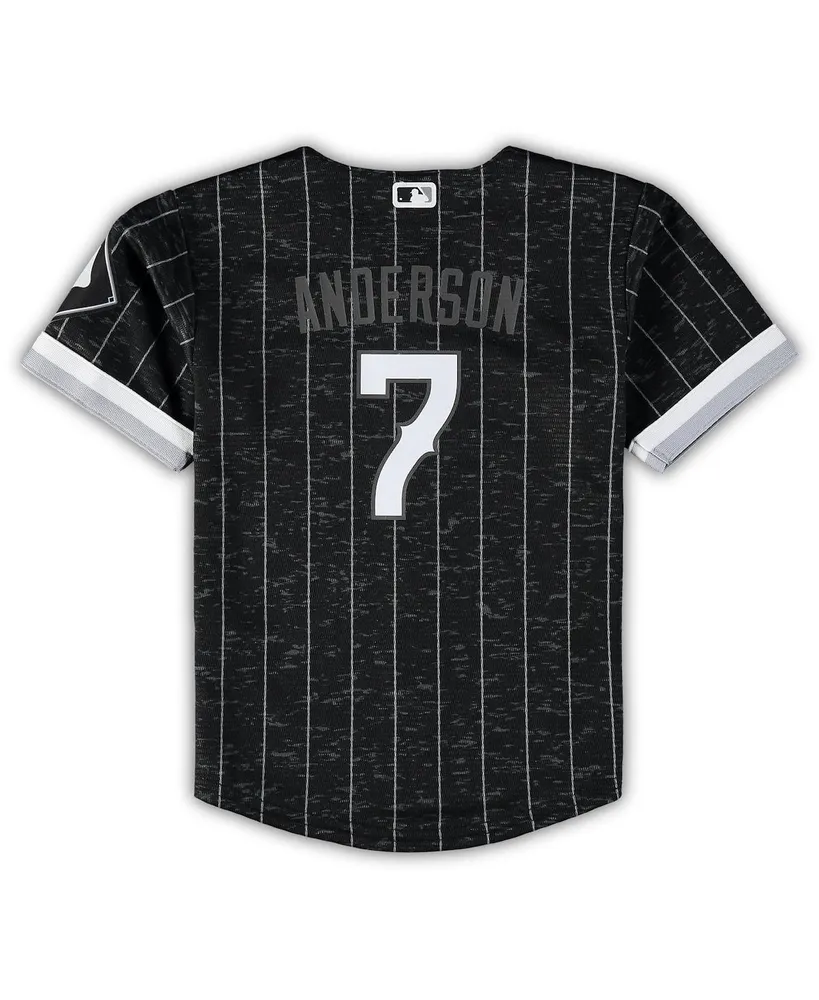 Infant Unisex Nike Tim Anderson Black Chicago White Sox City Connect Script Replica Jersey