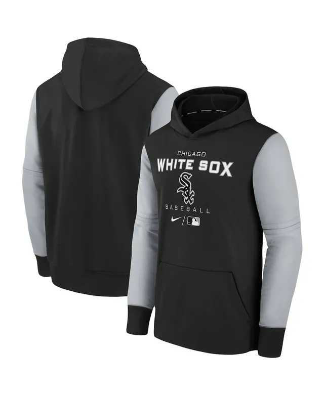 Stitches Men's Black, Gray Chicago White Sox Team Pullover Hoodie - Macy's