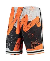 Men's Mitchell & Ness Black San Francisco Giants Hyper Hoops Shorts