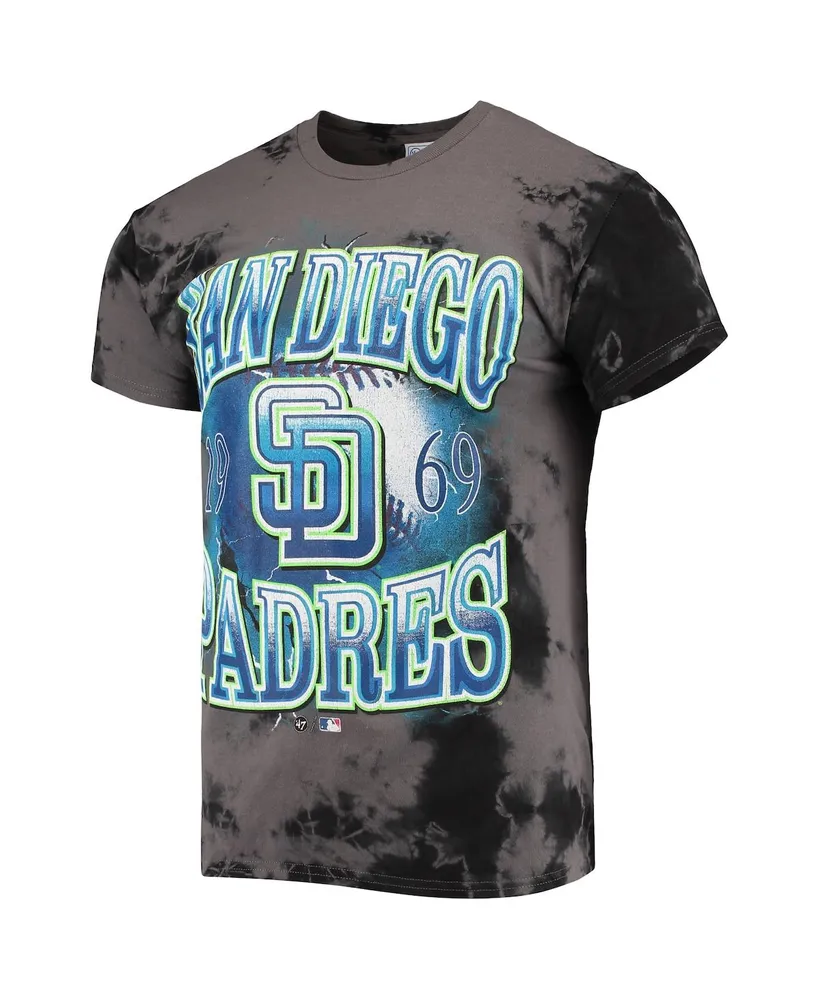 Men's '47 Charcoal San Diego Padres Wonder Boy Vintage-Like Tubular T-shirt