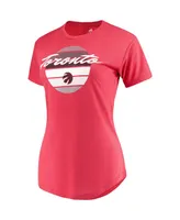 Women's Sportiqe Red Toronto Raptors Phoebe Super Soft Tri-Blend T-shirt