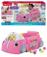 Fisher Price Pink Crawl and Go Car for Learning to Walk Independently Baby's