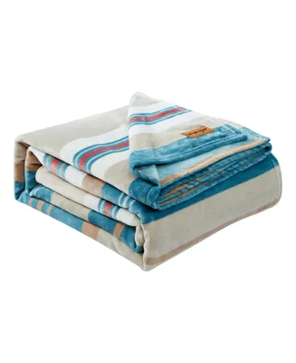 Wrangler Modern Serape Stripe Ultra Soft Plush Blanket