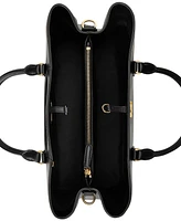Lauren Ralph Women's Full-Grain Smooth Leather Large Marcy Satchel