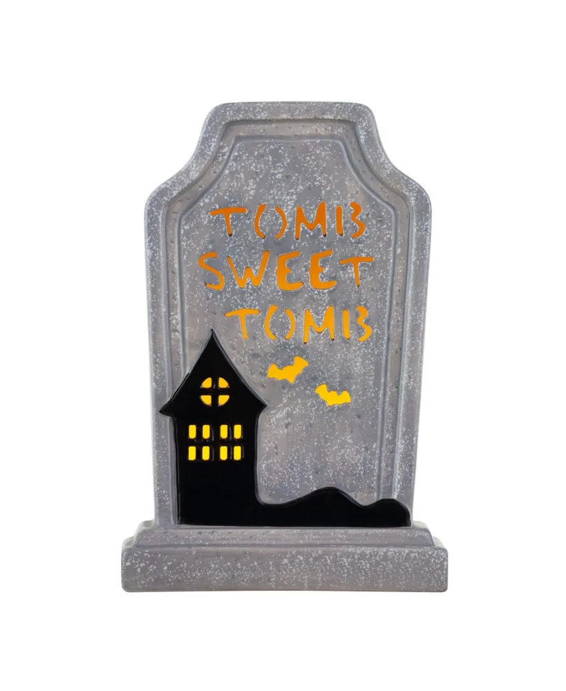 10" Led Tombstone - Tomb Sweet Tomb