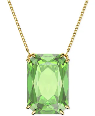 Swarovski Gold-Tone Crystal Millenia Octagon Cut 29-1/2" Pendant Necklace