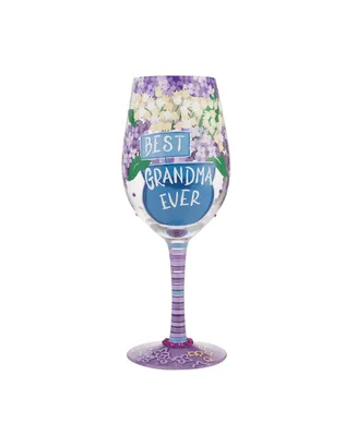 Lolita Best Grandma Ever Wine Glass, 15 oz