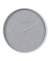 La Crosse Technology Clock Co 404-3831-Int 12" Everly Quartz Silent Sweeping Wall Clock