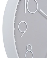 La Crosse Technology Clock Co 404-3831-Int 12" Everly Quartz Silent Sweeping Wall Clock