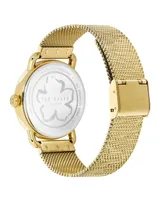 Ted Baker Women's Harriett -Tone Stainless Steel Mesh Watch 38mm