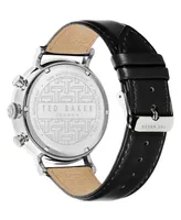Ted Baker Men's Marteni Chronograph Leather Strap Watch 46mm