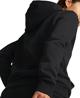 Puma Women's Embroidered Fleece Hoodie Sweatshirt