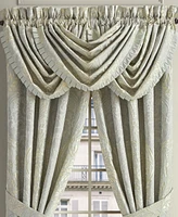 J Queen New York Belgium Waterfall Window Valance, 33" x 49"