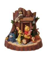 Pooh Carved by Heart Figurine