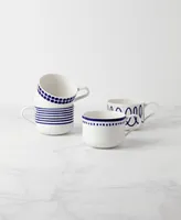 kate spade new york Charlotte Street 4 Piece Mugs Set