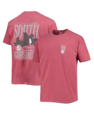Men's Crimson Alabama Tide Comfort Colors Welcome to the South T-shirt
