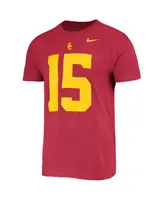 Men's Nike Drake London Cardinal Usc Trojans 2022 Nfl Draft Name and Number T-shirt