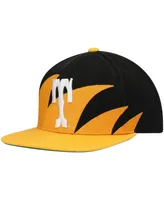 Men's Mitchell & Ness Tennessee Orange and Black Tennessee Volunteers Sharktooth Snapback Hat