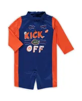 Infant Unisex Royal and Orange Florida Gators Wave Runner Wetsuit