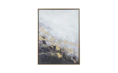 Canvas Contemporary Abstract Framed Wall Art, 30" x 2" x 40"