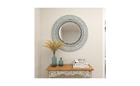 Coastal Wood Wall Mirror, 32" x 32"