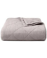 Hotel Collection Dobby Diamond 3-Pc. Coverlet Set, Full/Queen, Exclusively at Macy's